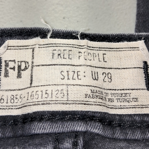 Free People Womens Black Jeans Size 29 - Picture 4 of 11